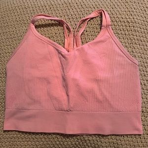 Pink Sports Bra